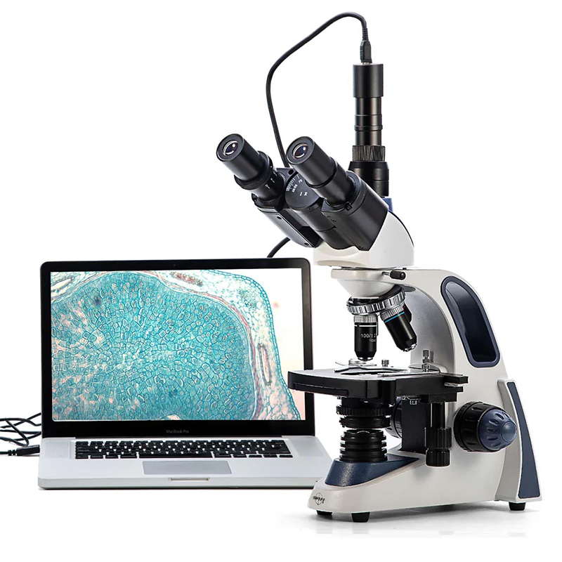 Microscope Compound 40X - Microscopio Trinocular Compuesto SWIFT SW380T, Ampliación