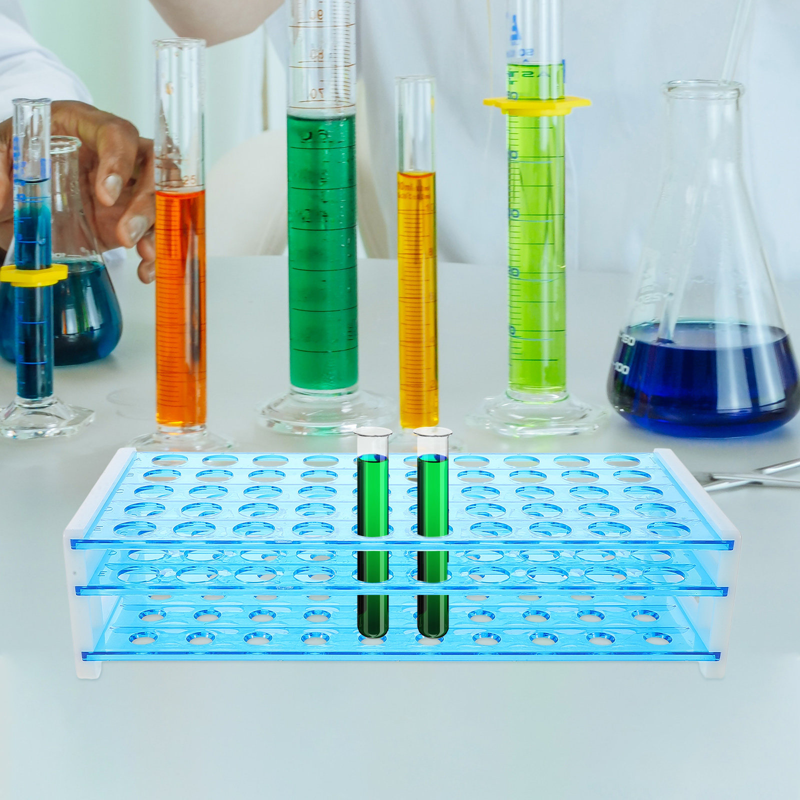 Science Experiment - Soporte para tubos de ensayo de