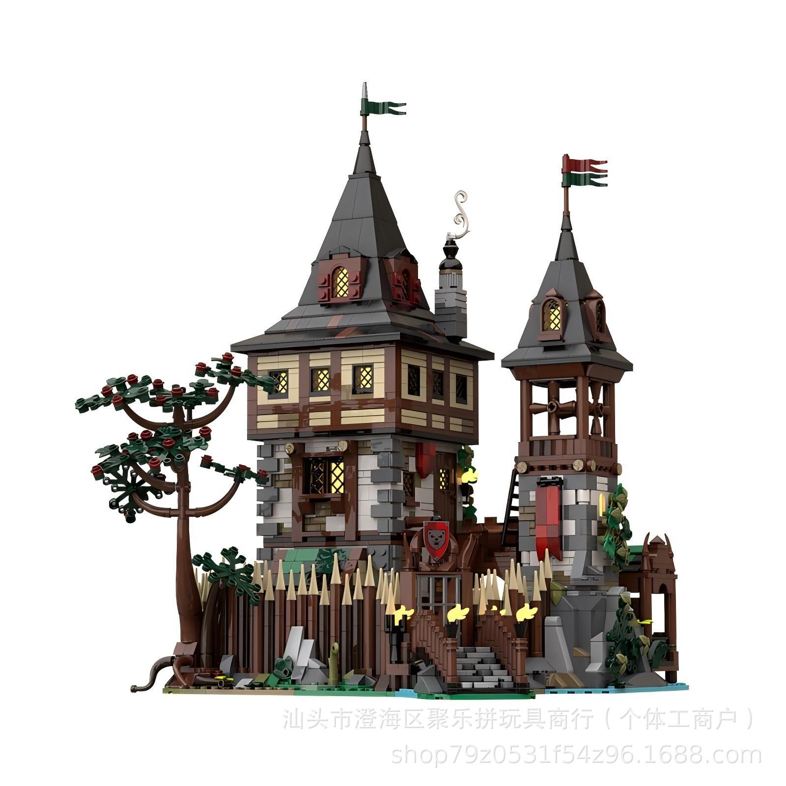 Hobby Is Science - MOC Bear King Castle mosaico de