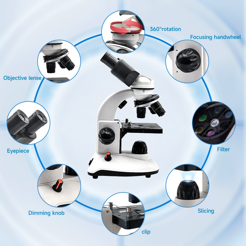 Microscopio binocular compuest - Microscope Compound 40X reseña y precio