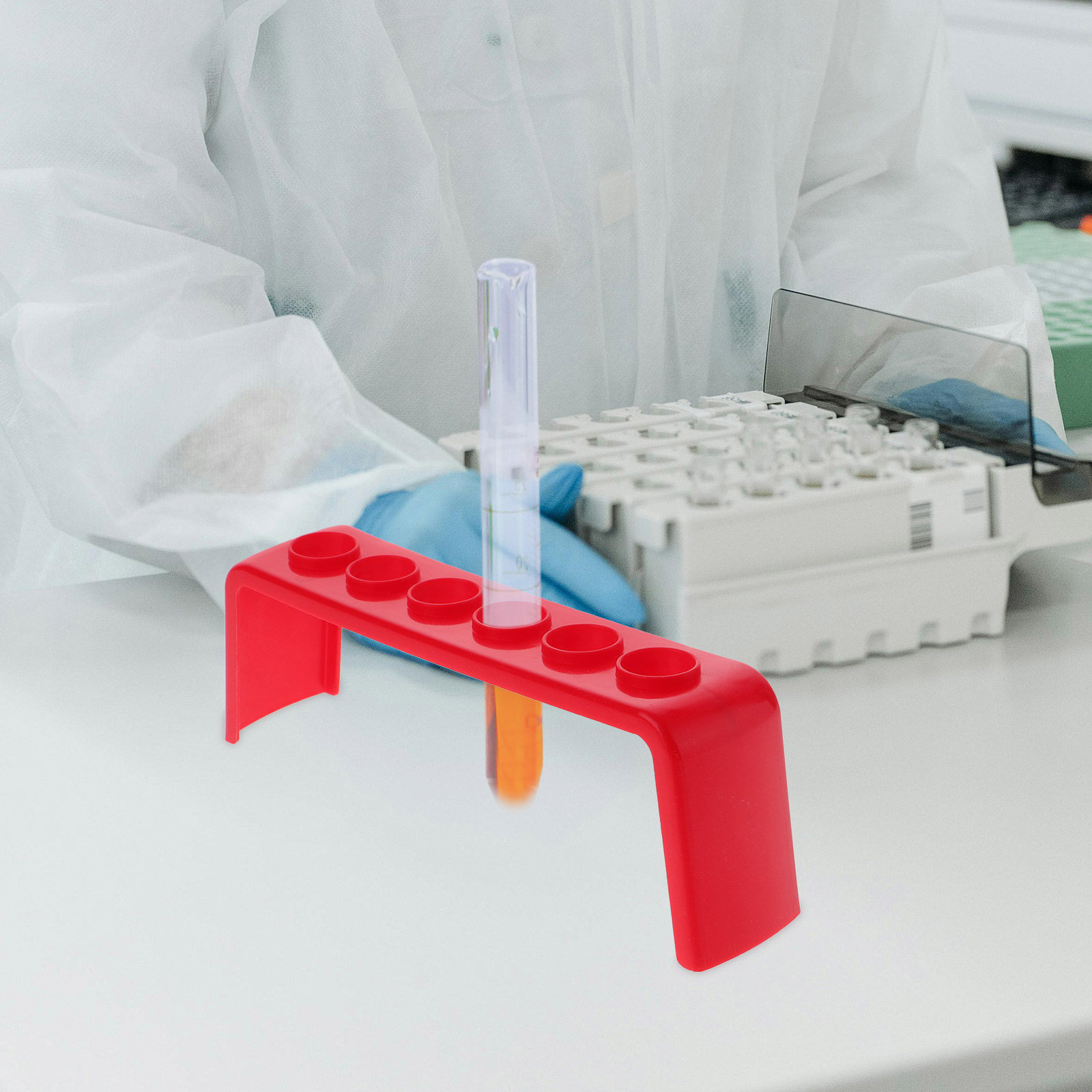 4 unidades: soporte para tubos - Science Experiment reseña y precio