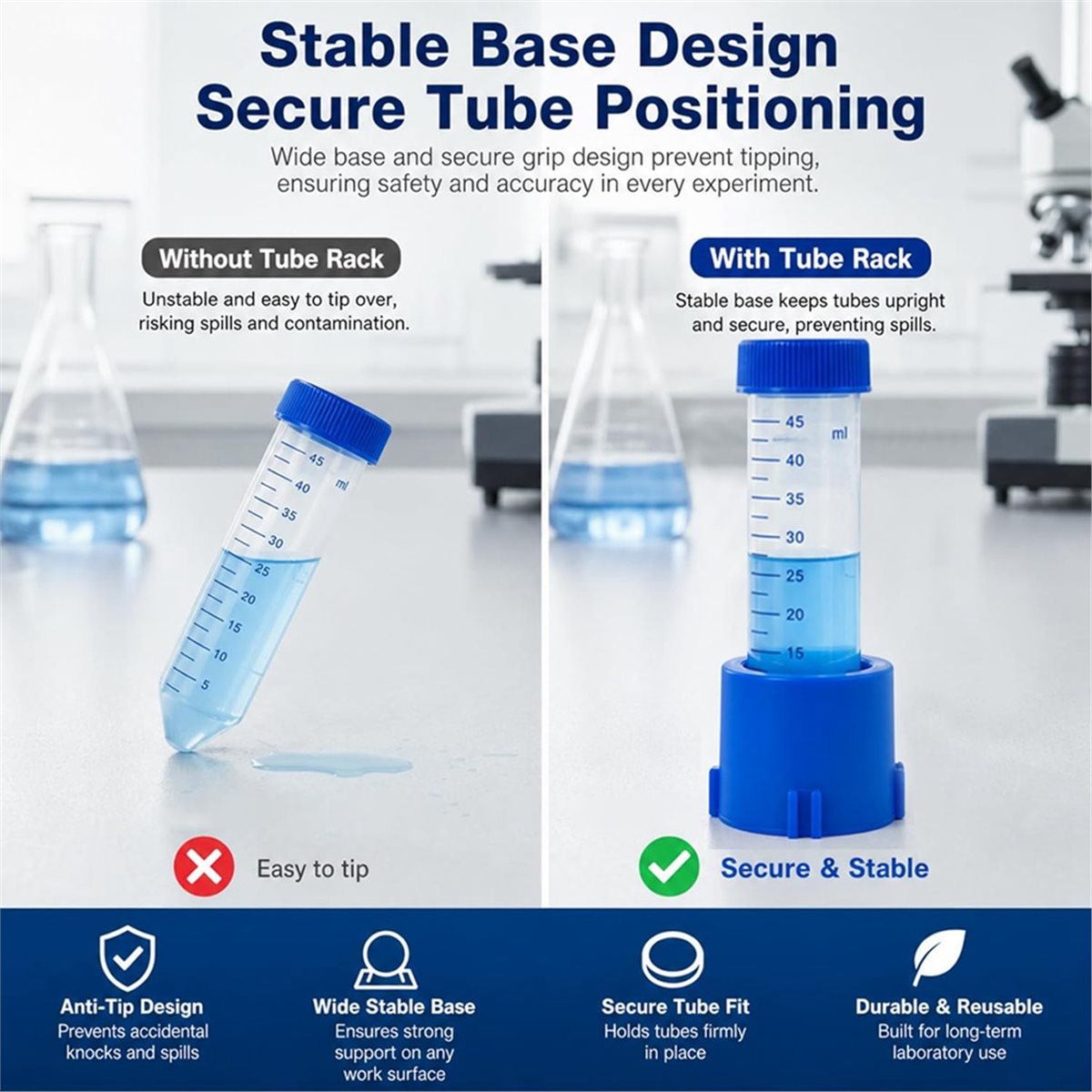 Soporte para Tubos de Centrífu - Hobby Science Lab reseña y precio